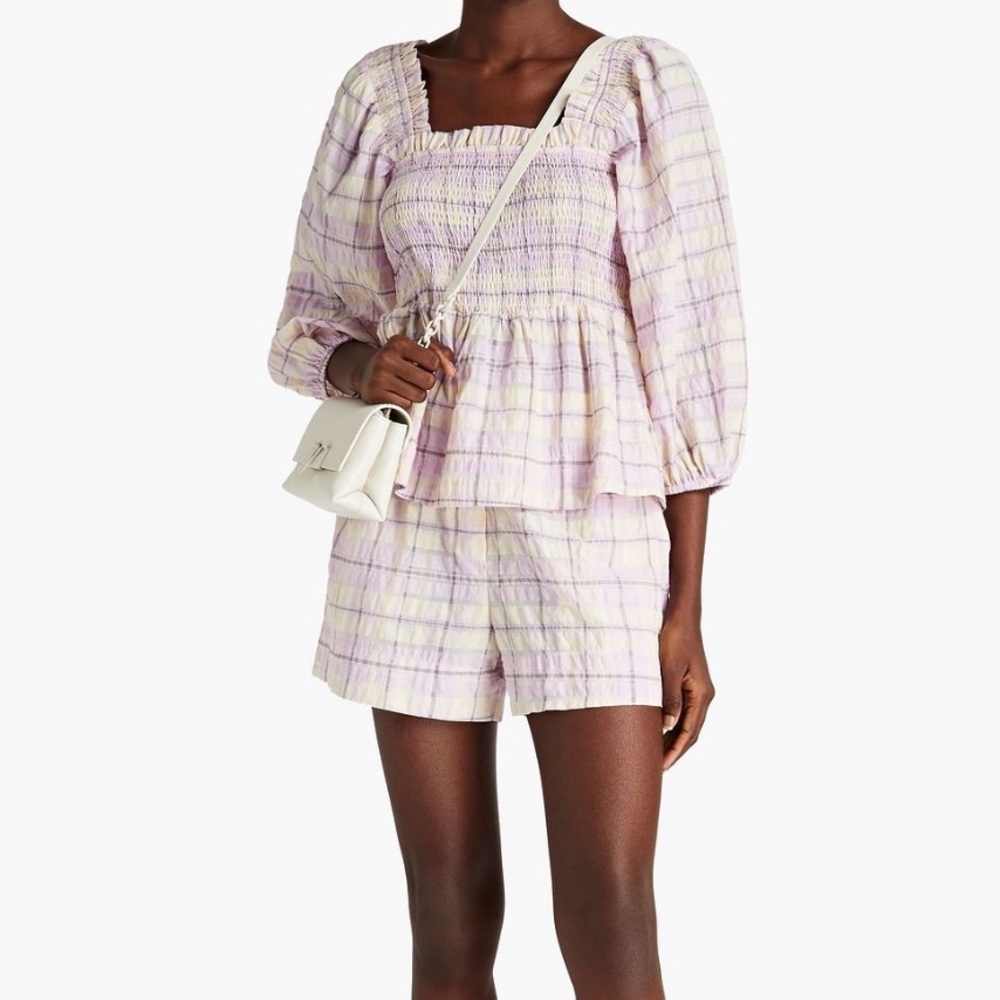 Ganni Cotton Boxer Shorts